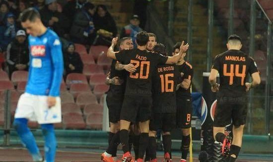  那不勒斯客场完胜罗马巩固领头羊位置